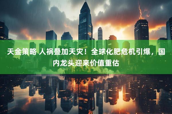 天金策略 人祸叠加天灾！全球化肥危机引爆，国内龙头迎来价值重估